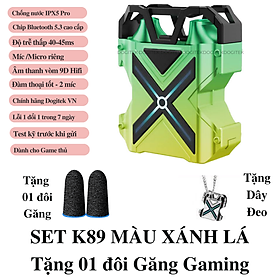Mua Tai nghe không dây Gaming bluetooth K89 ENC vỏ kim loại và nắp bật  có dây đeo ( Bản quốc tế  tặng găng dây đeo)