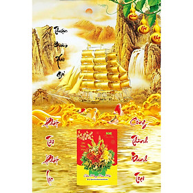 Lịch Gỗ Treo Tường Laminate 2021 Thuận Buồm Xuôi Gió (40 Cm x 60 Cm)