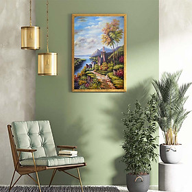 Tranh canvas phong cách sơn dầu - Phong cảnh Châu Âu - PC015