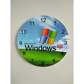 Đồng hồ treo tường hình màn hình máy tính window