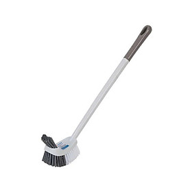 Cọ Bồn Cầu Toilet Nhà Vệ Sinh Cao Cấp - Hàng Loại 1 - Chính Hãng - Giao Màu Ngẫu Nhiên CỌ CONG 2 MẶT CHỔI NHỰA