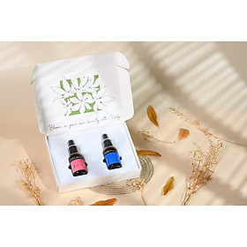 Bộ quà tặng tinh chất phục hồi trẻ hóa da NMN+HY 30ml + tinh chất tái tạo đàn hồi da Collagen 30ml - Mōly Beauty