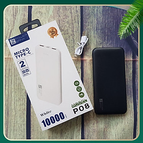 Mua Pin sạc dự phòng 10.000 mAh P08 vỏ nhám
