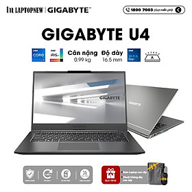 Mua Laptop Gigabyte U4 UD 50S1823SO | i5-1155G7 Gen11th | 16GB DDR4 | SSD 512GB| Win11 - HÀNG CHÍNH HÃNG