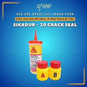 Mua Keo Sikadur 20 Crack Seal trám khe nứt  xử lý vết nứt chân chim  dùng được cho khu vực khô/ẩm ướt