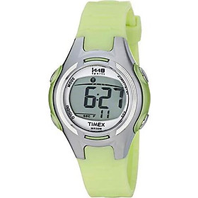Timex Women's T5K081 1440 Digital Watch with Light-Green Resin Strap