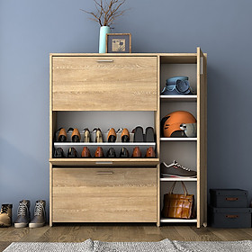 Mua Tủ đựng giày thông minh (4 cánh vân sồi) - TG100-01