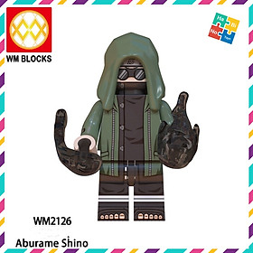 Minifigures Naruto Hokage Asuma Đồ chơi Lắp Ráp Kurenai  Ninja Làng Lá WM6111 WM6110