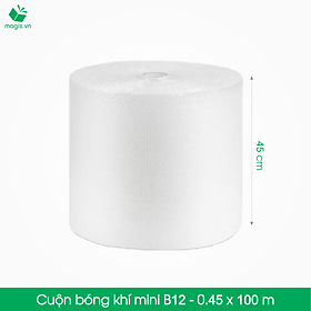 Hình ảnh B12 - 0,45x100 m - Cuộn Bong Bóng Khí - Màng xốp hơi