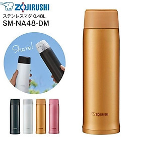 Bình giữ nhiệt Zojirushi SM-NA48-DM 0,48L(Vàng đồng), hàng chính hãng