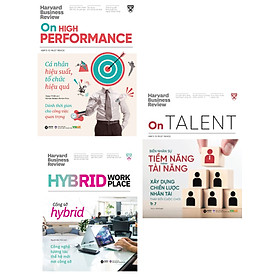 Hình ảnh Combo HBR On Point Quản Lý Nhân Sự 4.0: HBR On Talent + HBR On Hybrid Workplace + HBR On High Performance (Bộ 3 Cuốn) _AL