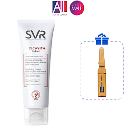 Kem dưỡng làm dịu da kích ứng SVR cicavit + crème 40ml TẶNG Ampoule chống lão hóa Martiderm (Nhập khẩu)