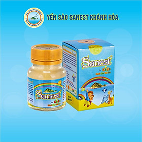 [Hộp 1 lọ] Nước Yến sào Khánh Hòa Sanest Kids đóng lọ 62ml - 0161