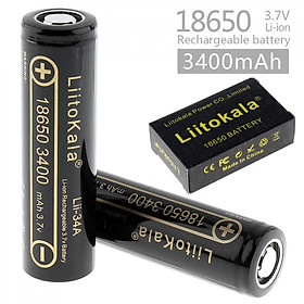 Pin sạc 18650 LiitoKala lii-34A 3400mAh Hàng Chính Hãng