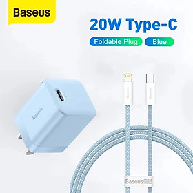 Mua Bộ Sạc Nhanh iPhone Kèm Cáp Dynamic Baseus Super Si Pro Quick Charger PD 20W- hàng chính hãng