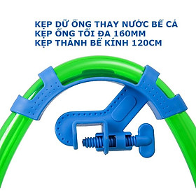Kẹp Giữ Ống Thay Nước Cho Bể Cá Cảnh Kẹp được ống To Nhất 160mm - Kẹp Kính Dày Nhất 120mm