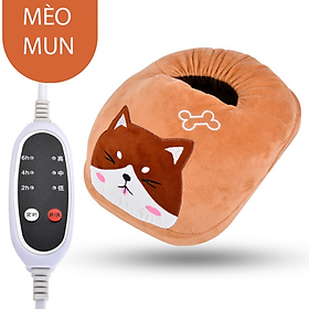 Mua Sưởi chân điện hình thú đáng yêu làm ấm siêu nhanh  Túi suởi chân  Ủ chân cắm điện hẹn giờ chỉnh nhiệt độ