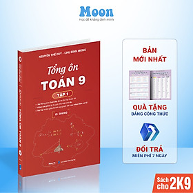 Hình ảnh Sách ID Tổng Ôn Toán Học Lớp 9, Chinh Phục Kỳ Thi Vào 10 Môn Toán Moonbook