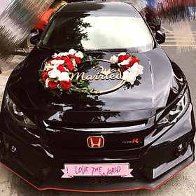 Mua Hoa lụa xe cưới