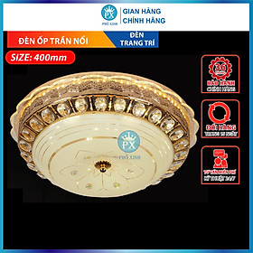 Mua Đèn ốp trần ban công  đèn ốp trần nổi trang trí  đèn ốp tròn  mâm ốp trần nổi phi 500mm 400mm