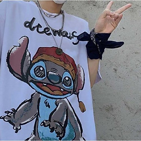 ÁO thun unisex ngắn tay dáng rộng phong cách Hip Hop in hình punk rock
