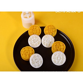 Mua JUN20-Khuôn bánh trung thu-4 kiểu-50GR