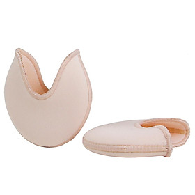 Pair of Silicone Gel Ballet Dance Pointe Shoes Pads Soft Toe Cap Protector S