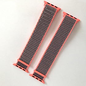 Mua Dây đeo Sport loop cho Apple Watch màu xám hồng series 1.2.3.4