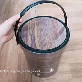Mua Thùng rác nhựa giả vân gỗ sang trọng Việt Nhật