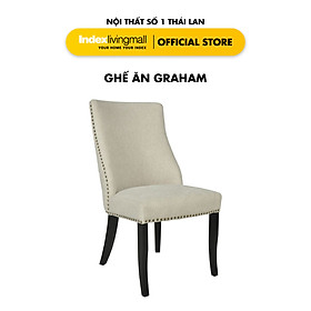 Mua Ghế Ăn GRAHAM Màu Xám  Trọng Lượng 110kg  Phong Cách Cao Cấp Cổ Điển | Index Living Mall | Nội Thất Nhập Khẩu Thái Lan - Phân Phối Độc Quyền Tại Việt Nam