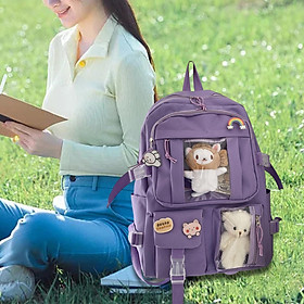 Backpack for, Multi Pockets Fashion Bookbag for College Elementary School