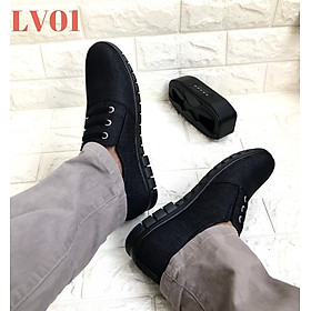 Giày lười vãi nam mẫu mới..phom chuẩn đẹp..mã LV01..màu đen..mang rất êm và bền bỉ