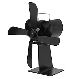 4 Blades Home Fireplace Fan Efficient Heat Distribution