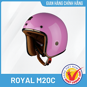 Nón bảo hiểm 3/4 cao cấp Royal M20C Thời trang, Cá tính, Bảo hành chính hãng 12 tháng