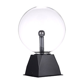 D C 5 V 8 W 8 Inches Electrostatic Ion Ball Lamp Thunder L-ightning Light Sensitive T-ouch Control USB Powered for Home