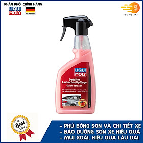 Hình ảnh Chai xịt phủ bóng sơn xe và các chi tiết ô tô nhanh chóng hương xoài Liqui Moly 21611 - chống thấm nước, phủ bóng nhanh, loại bỏ cận bẩn, tăng độ sáng sơn xe, giảm bám bụi bẩn, mùi dễ chịu