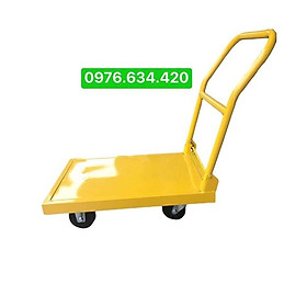 Xe đẩy hàng 4 bánh gấp gọn tải trọng 300kg -500kg mặt sàn phẳng