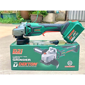 Mua MÁY MÀI GÓC 100MM (CÔNG TẮC BÓP) DÙNG PIN 21V DEKTON D21-MM100 - HÀNG CHÍNH HÃNG