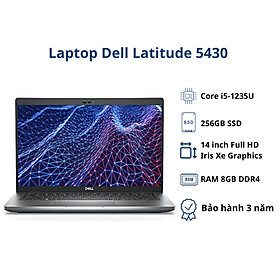 Mua Laptop Dell Latitude 5430/ Core i5-1235U/ RAM 8GB/ 256GB SSD/ Iris Xe Graphics/ 14 FHD - Hàng chính hãng