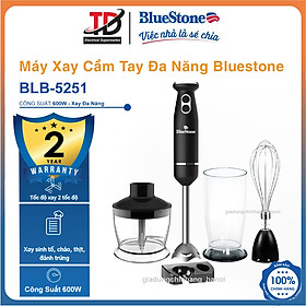 Mua Máy Xay Sinh Tố Cầm Tay Đa Năng BlueStone BLB-5251  Xay sinh tố  cháo  thịt  đánh trứng  Công Suất 600W  Hàng Chính Hãng