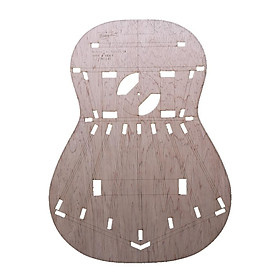 Classical Guitar Body Router Template CNC 2mm Thickness Wood for Torres 1