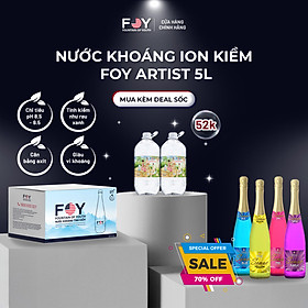 Lốc 2 Chai Nước kiềm FOY Artist Series 2024 loại 5L