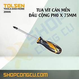 Mua Tua vít cán mềm PH0x75mm (+) Tolsen 20006