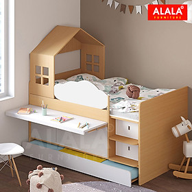 Mua Giường tầng thấp ALALA152 đa năng/ Miễn phí vận chuyển và lắp đặt/ Đổi trả 30 ngày/ Sản phẩm được bảo hành 5 năm từ thương hiệu ALALA/ Chịu lực 700kg