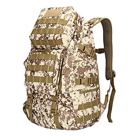 36-55L Backpack Rucksack Molle Backpack Water Resistant Assault Bag Bug Out Bag for Outdoors Hiking Camping Trekking