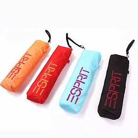 Portable tri-fold sunscreen waterproof high quality flat umbrella ultra light aluminum umbrella