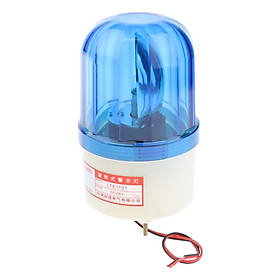 24V LED Rotating Strobe Warning Light Industry Security Beacon Lamp Blue