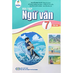 Sách – Bài tập Ngữ Văn 7 tập hai (CD) và 2 tập giấy kiểm tra kẻ ngang xanh biển