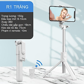 Mua Gậy chụp ảnh R1 Gậy tự sướng R1 bluetooth 3 chân có điều khiển từ xa gấp gọn đa năng