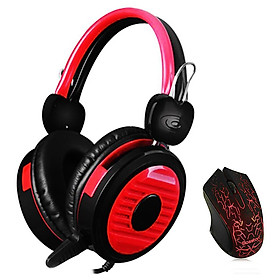 Mua BộTai Nghe Chơi Game YL 902/A6 Siêu Bền + Tặng Chuột Chuyên Game Bosston D608 LED 7 ( Auto change color)  - JL ( Hàng nhập khẩu )